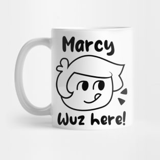 Amphibia Marcy Wuz Here Mug